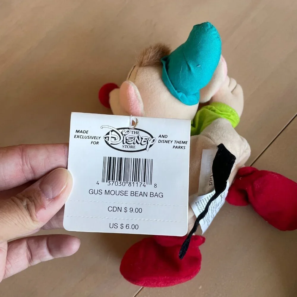 Bundle of Vintage Disney Store It's‎ A Small World Bean Bag Plush Toys
